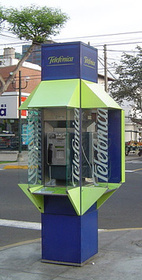 Madrid telephone booth Madrid telephone booth