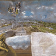 <p><b>Vista y plano de Toledo - El Greco</b></p>