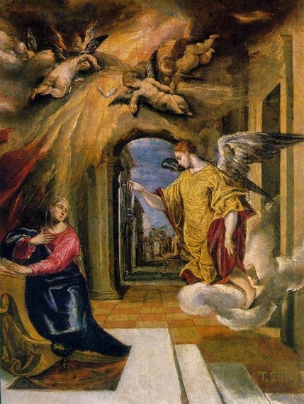 Museo del Prado - El Greco: Annunciation