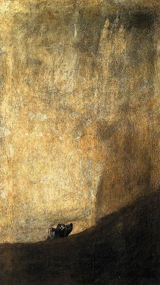 Museo del Prado - Francisco de Goya: Perro semihundido