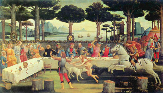 Museo del Prado - Sandro Botticelli: Nastagio degli Onesti